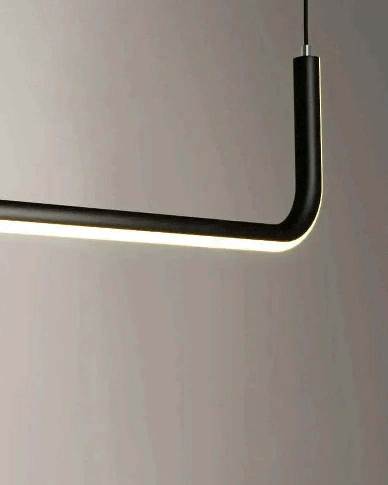 Suspension Tube Noir Nordique Minimaliste Créatif - Clowas.fr