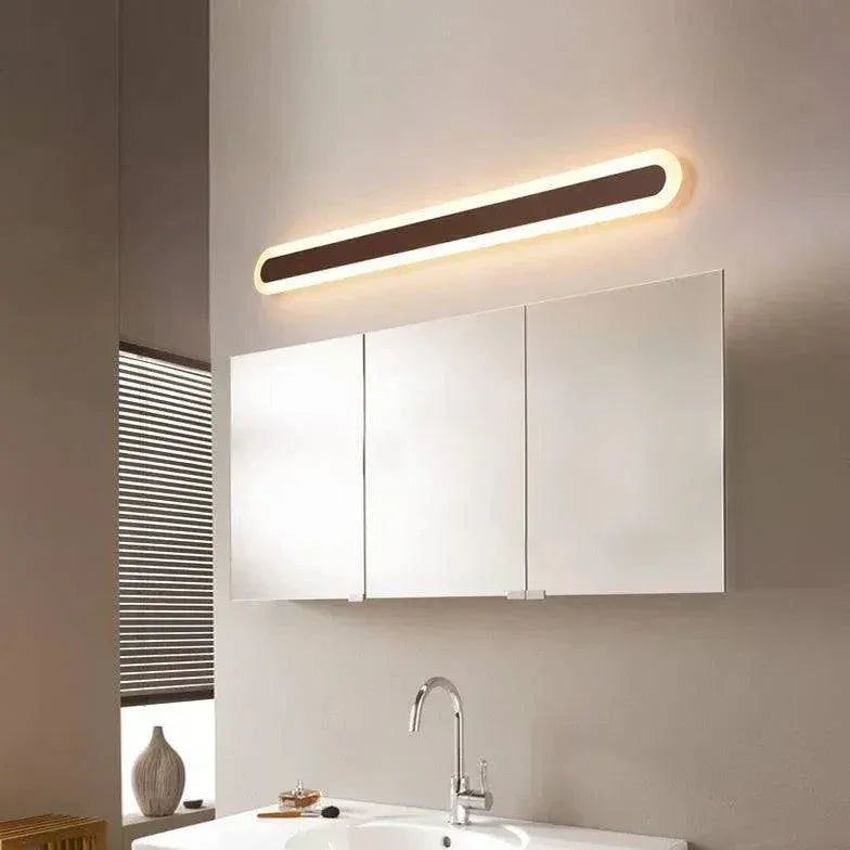 Applique Miroir Salle De Bain Led Minimaliste Nordique Murale - Clowas.fr
