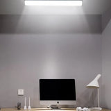 White Rectangular Led Modern Flush Ceiling Lights