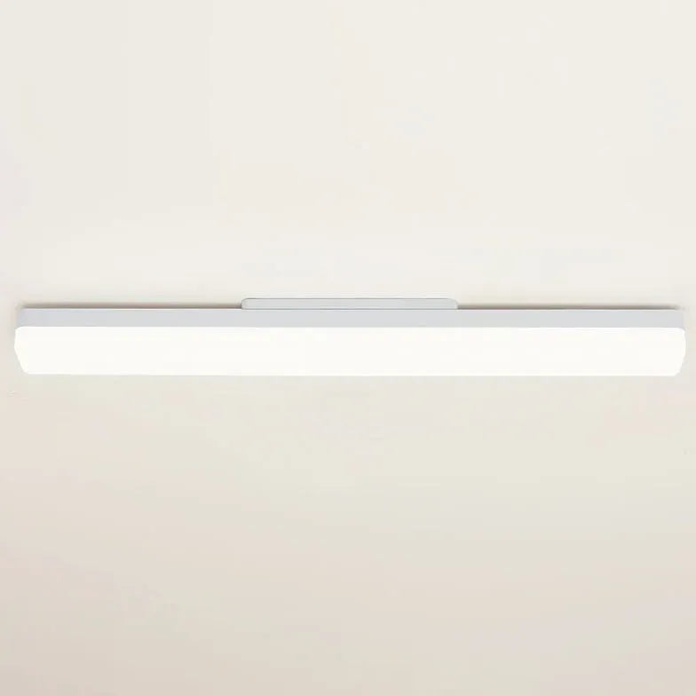 White Rectangular Led Modern Flush Ceiling Lights