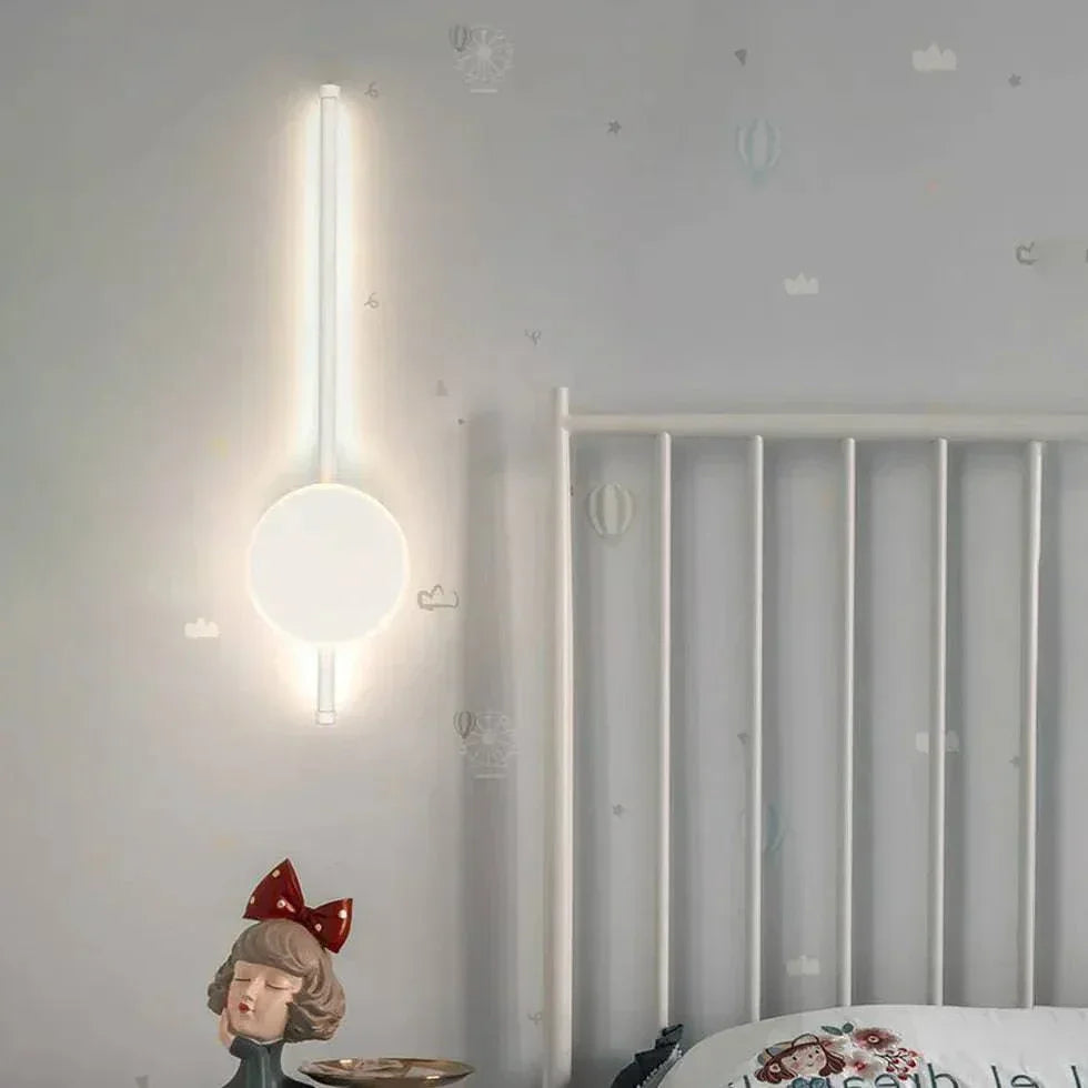 Applique Murale Moderne Led Ronde Verticale - Clowas.fr
