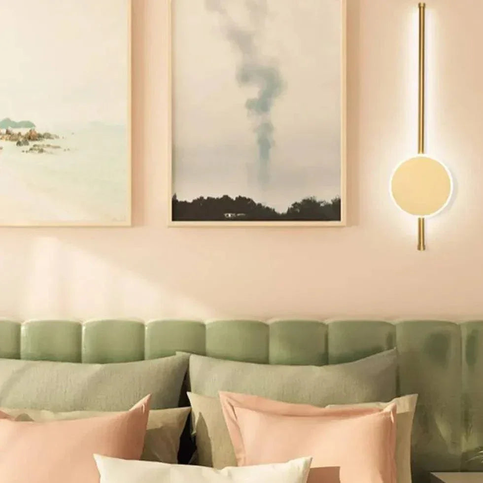 Applique Murale Moderne Led Ronde Verticale - Clowas.fr