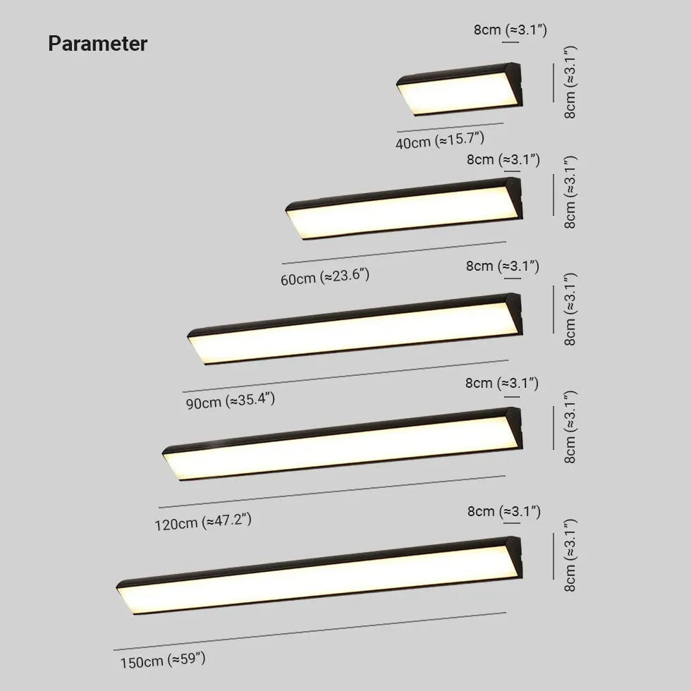 Applique murale noire d'extérieur à LED étanche