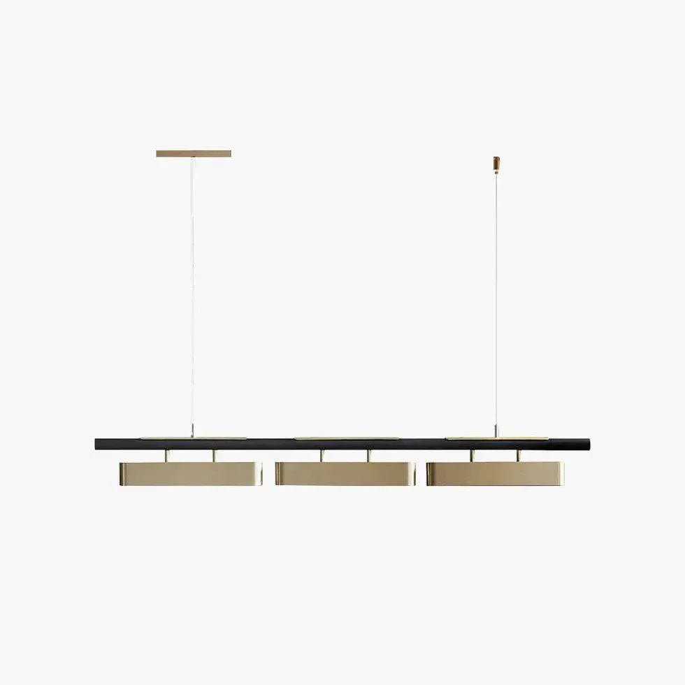 Suspension Led En Métal Linéaire Pour Salle À Manger - Clowas.fr