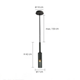 Suspension Cristal Led Créative Style Bouteille pour Chevet