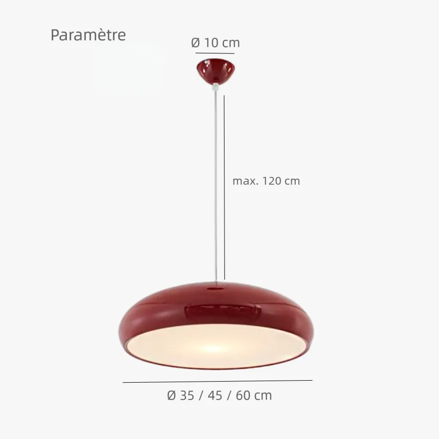 Suspension Coupole Minimaliste Contemporaine pour Salle à Manger