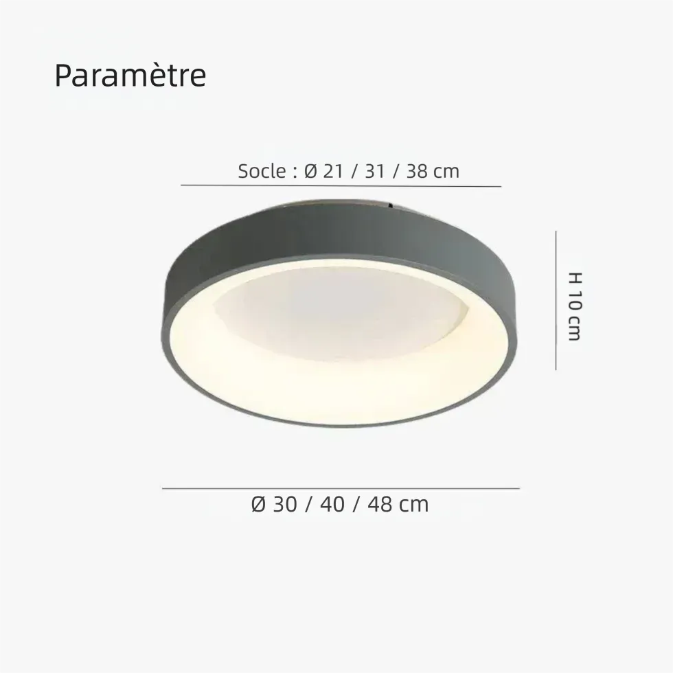 Plafonnier LED Rond Moderne pour Chambre