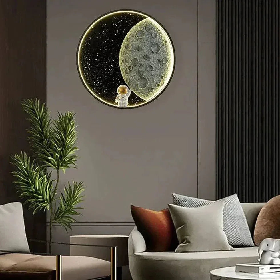 Applique Murale Lune De Luxe Moderne Et Créative - Clowas.fr