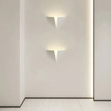 Petit Luminaire Mural V Ligne Moderne Blanche