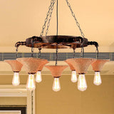 Inverted Cone Rope Industrial Chandelier