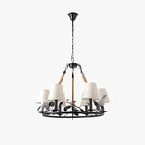 Lustre De Salon Rétro Noir Nid D’Oiseau - Clowas.fr