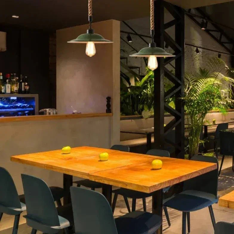 Lustre Led De Décoration De Restaurant Rétro En Fer - Clowas.fr