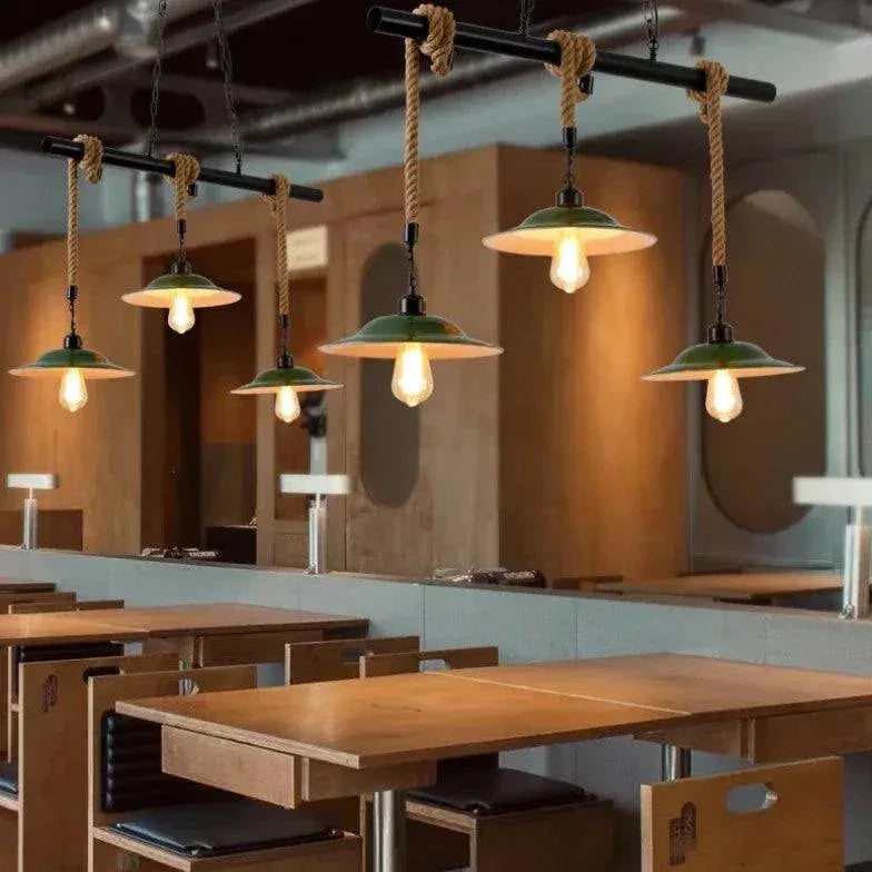 Suspension Industrielle Noire À Trois Bras - Clowas.fr