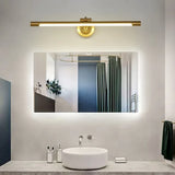 Applique murale miroir de salle de bain LED en laiton