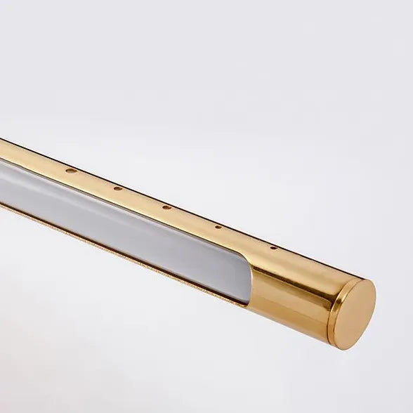 Gold Led Tube Bathroom Mirror Lights