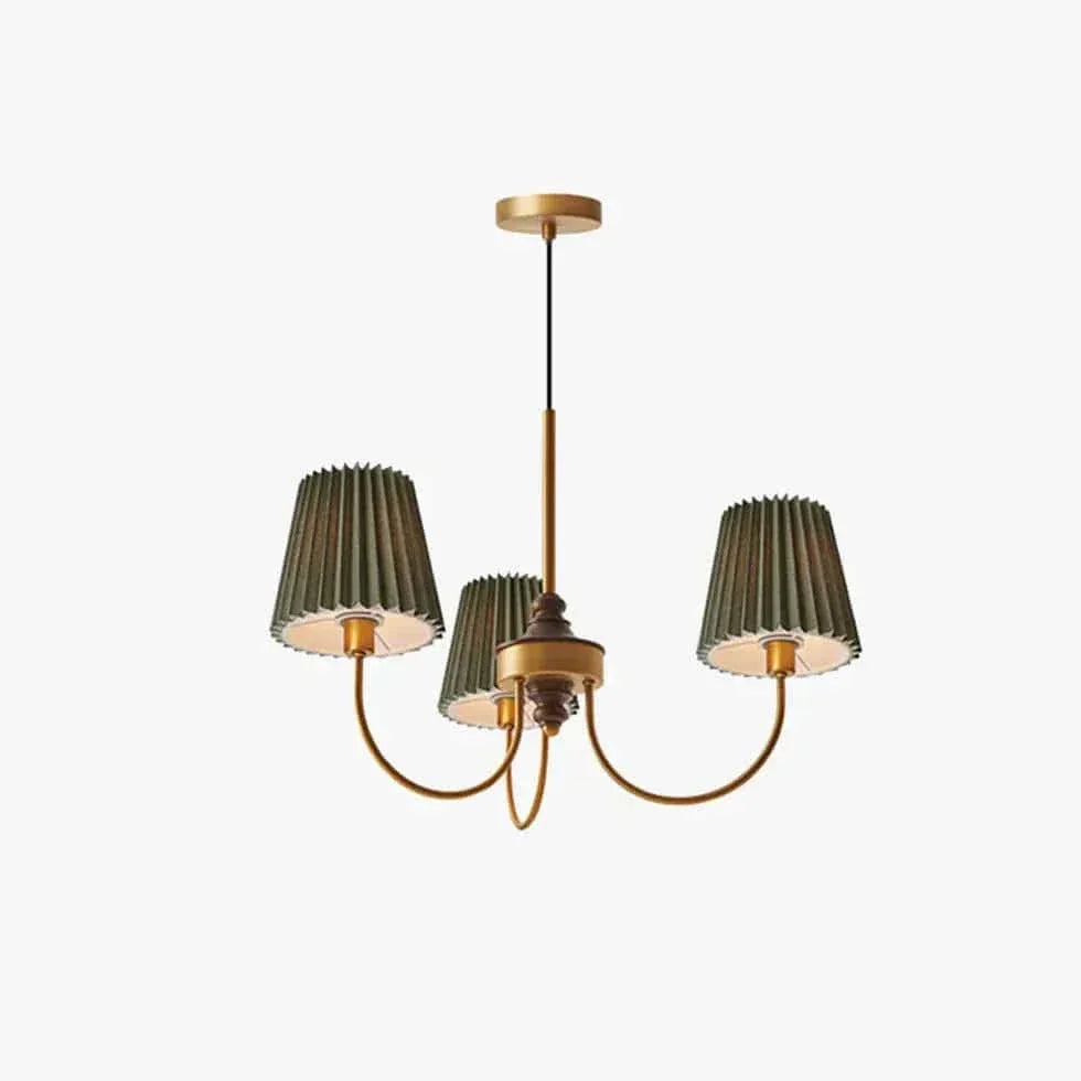 Suspension Led Vintage Avec Abat-Jour En Tissu - Clowas.fr