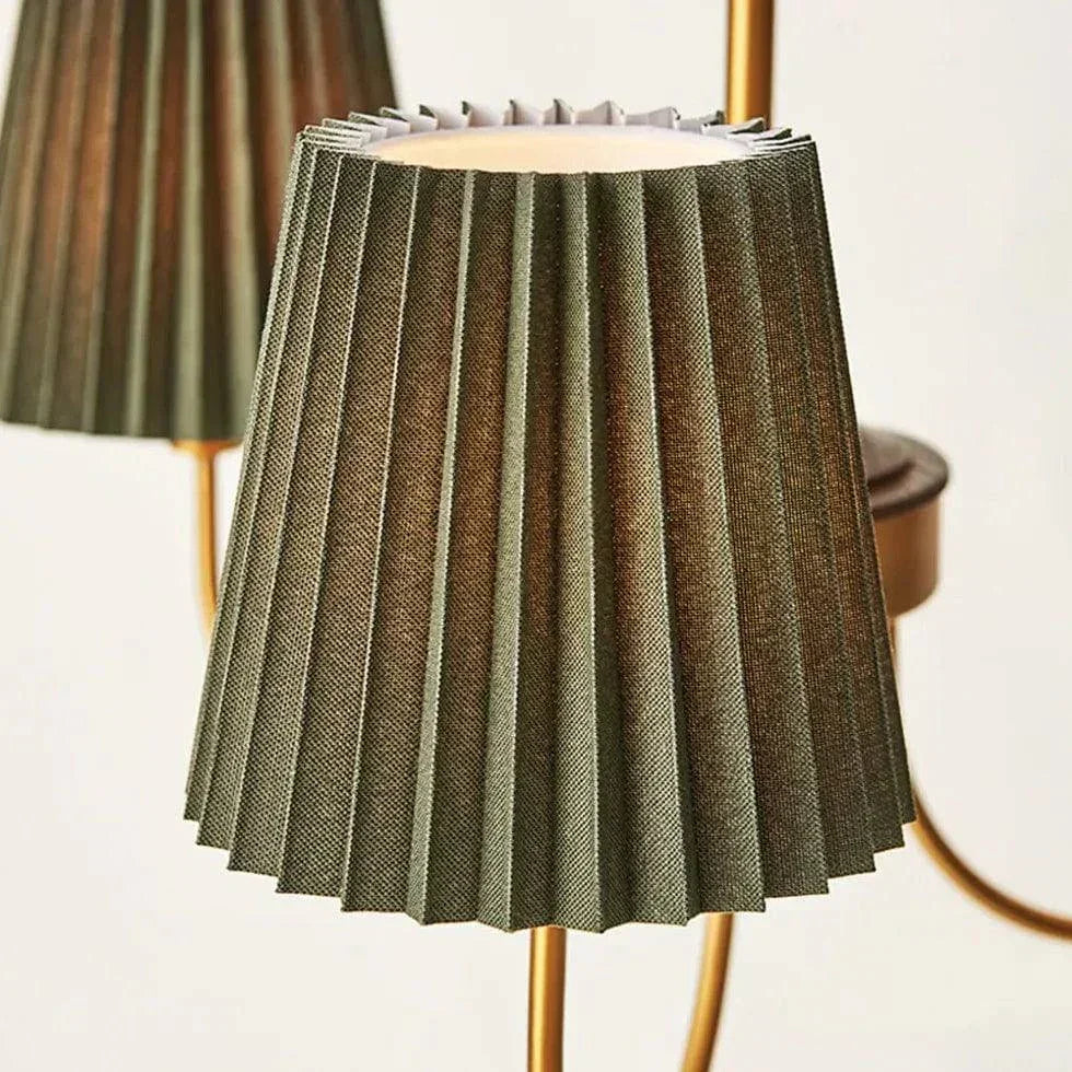Suspension Led Vintage Avec Abat-Jour En Tissu - Clowas.fr