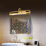 Brass Vintage Linear Led Bathroom Mirror Lights