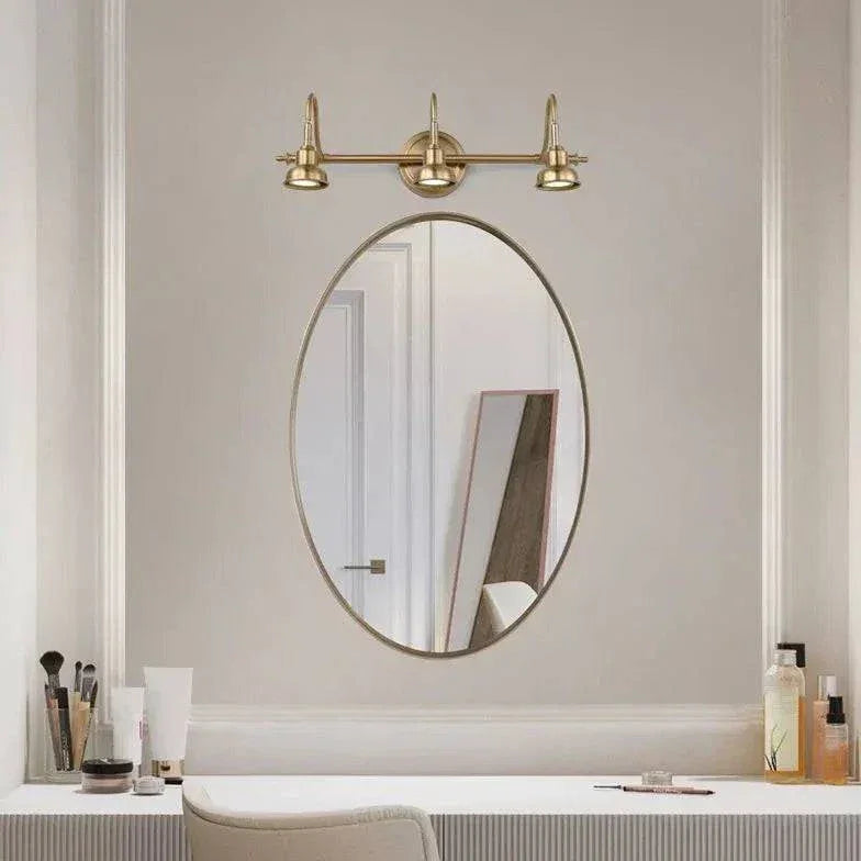 Eclairage Mural Salle De Bain Led Miroir En Laiton - Clowas.fr
