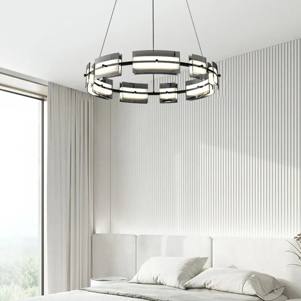 Ring Chandelier With Multiple Integrated Lights