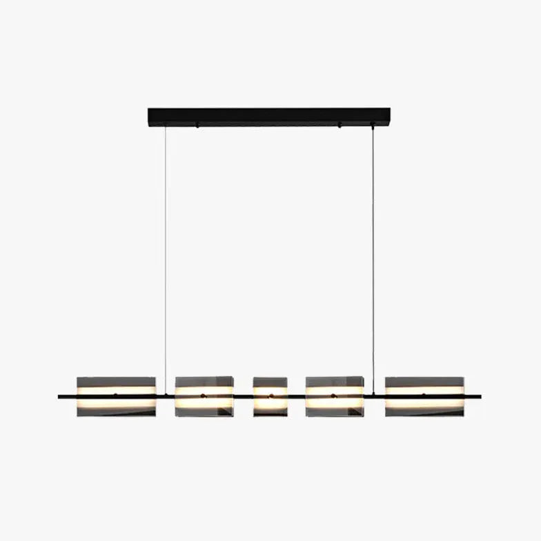 Lustre en cuivre pour restaurant au design moderne