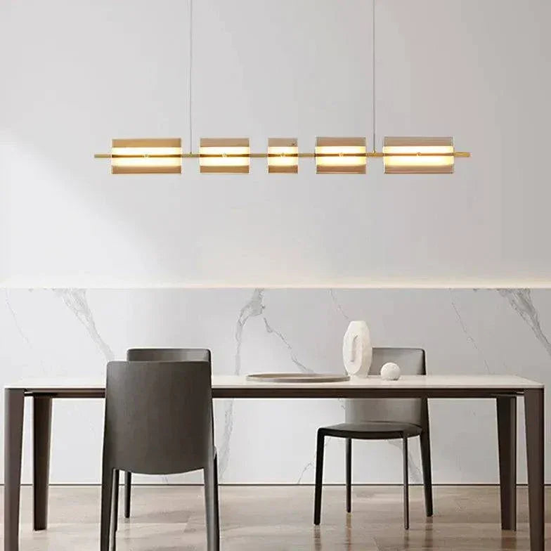 Lustre En Cuivre Pour Restaurant Au Design Moderne - Clowas.fr