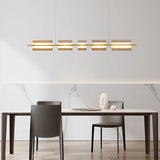 Lustre en cuivre pour restaurant au design moderne