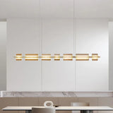 Lustre en cuivre pour restaurant au design moderne