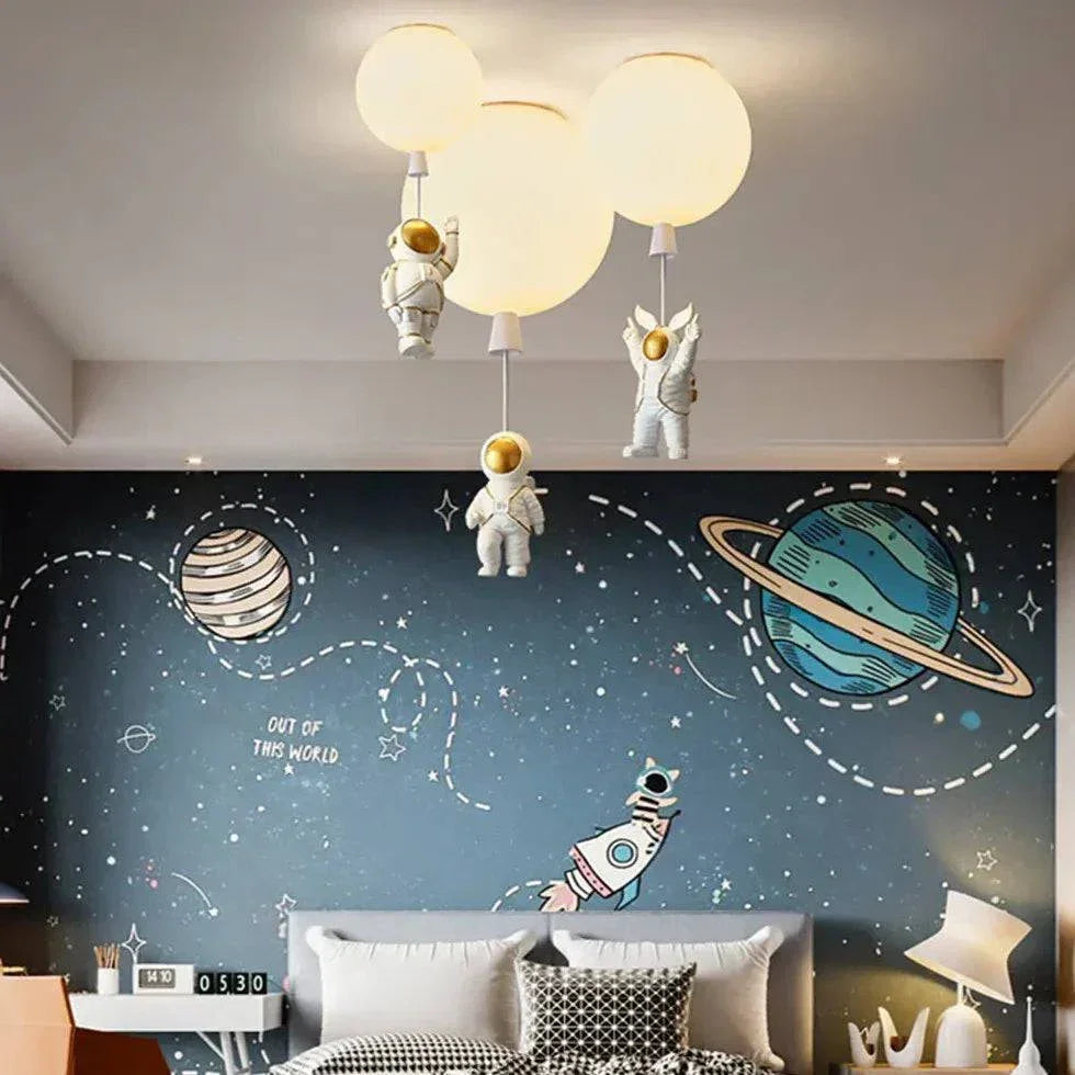 Luminaire De Plafond Ballons Colorés Pour Chambre D’Enfant - Clowas.fr