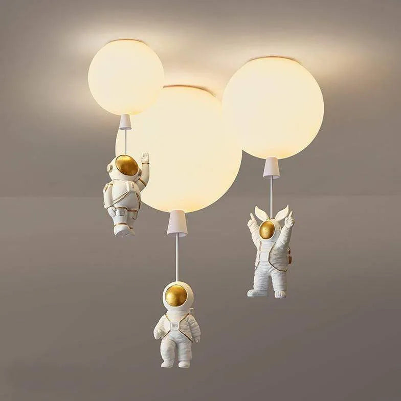 Astronaut Cartoon Design Bedroom Ceiling Light