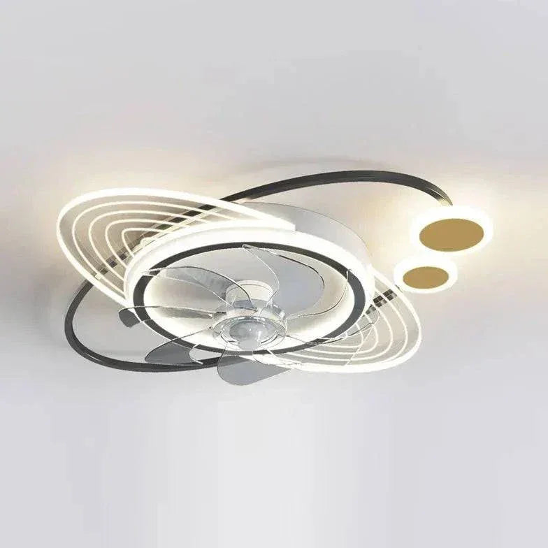 Plafonnier Led Avec Ventilateur De Chambre Simple - Clowas.fr