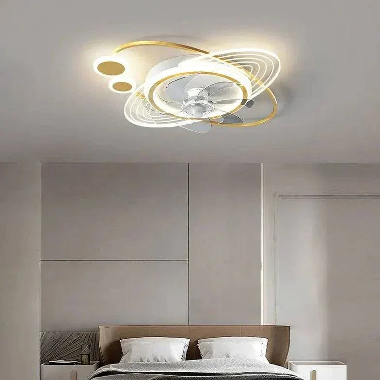 Plafonnier Led Avec Ventilateur De Chambre Simple - Clowas.fr
