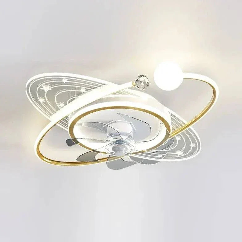 Plafonnier Led Avec Ventilateur De Chambre Simple - Clowas.fr