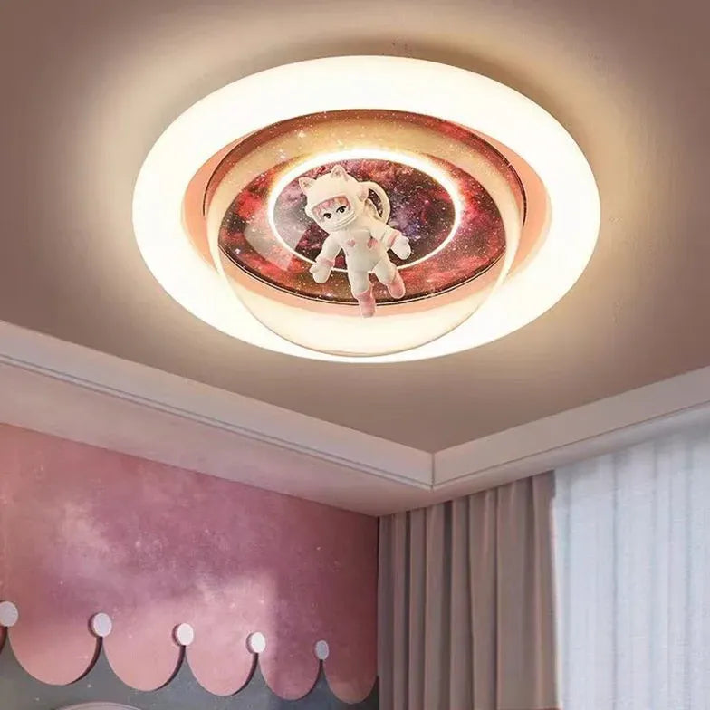 Space Theme Bedroom Flush Ceiling Lights