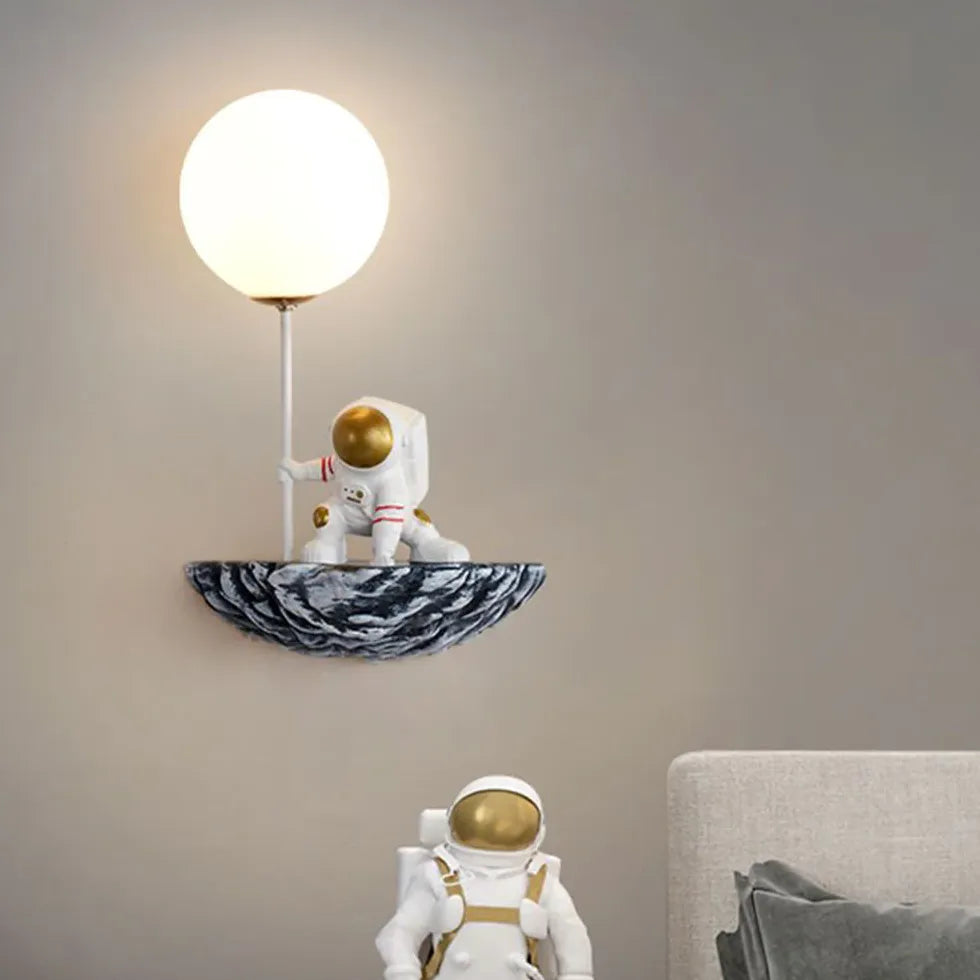 Applique murale décorative pour chambre d'enfant astronaute