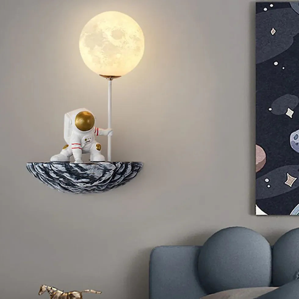 Applique murale décorative pour chambre d'enfant astronaute