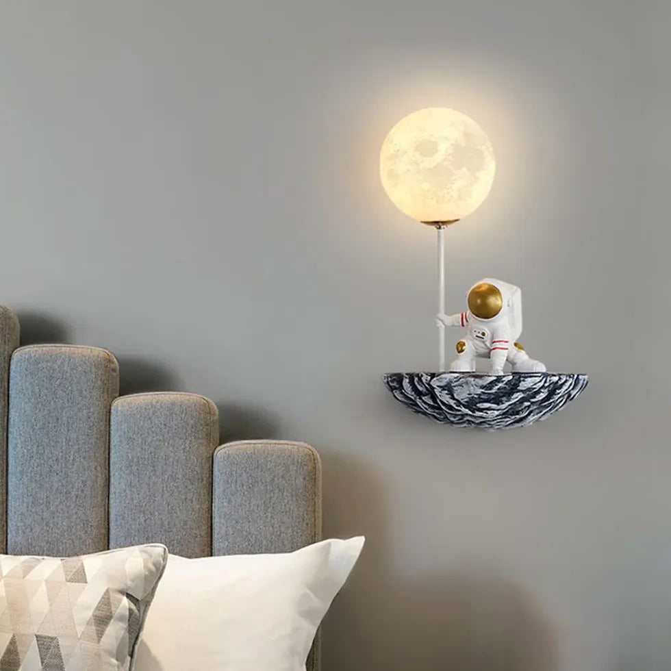 Applique murale décorative pour chambre d'enfant astronaute