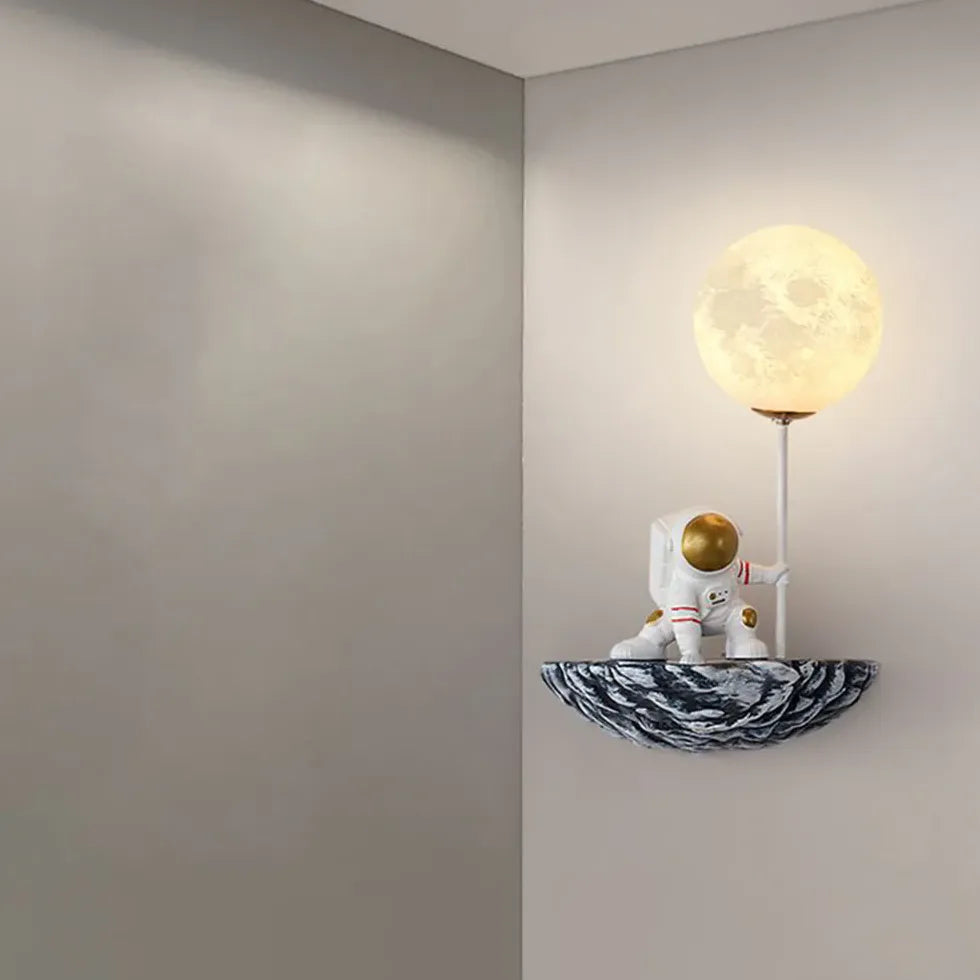 Applique murale décorative pour chambre d'enfant astronaute