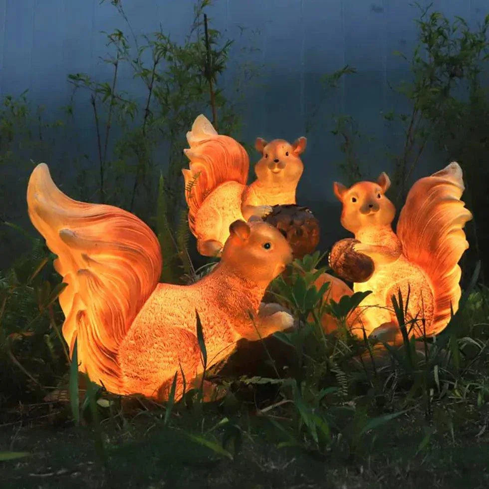 Lampadaire Extérieur Jardin Décoratif Led Solaire Animaux - Clowas.fr