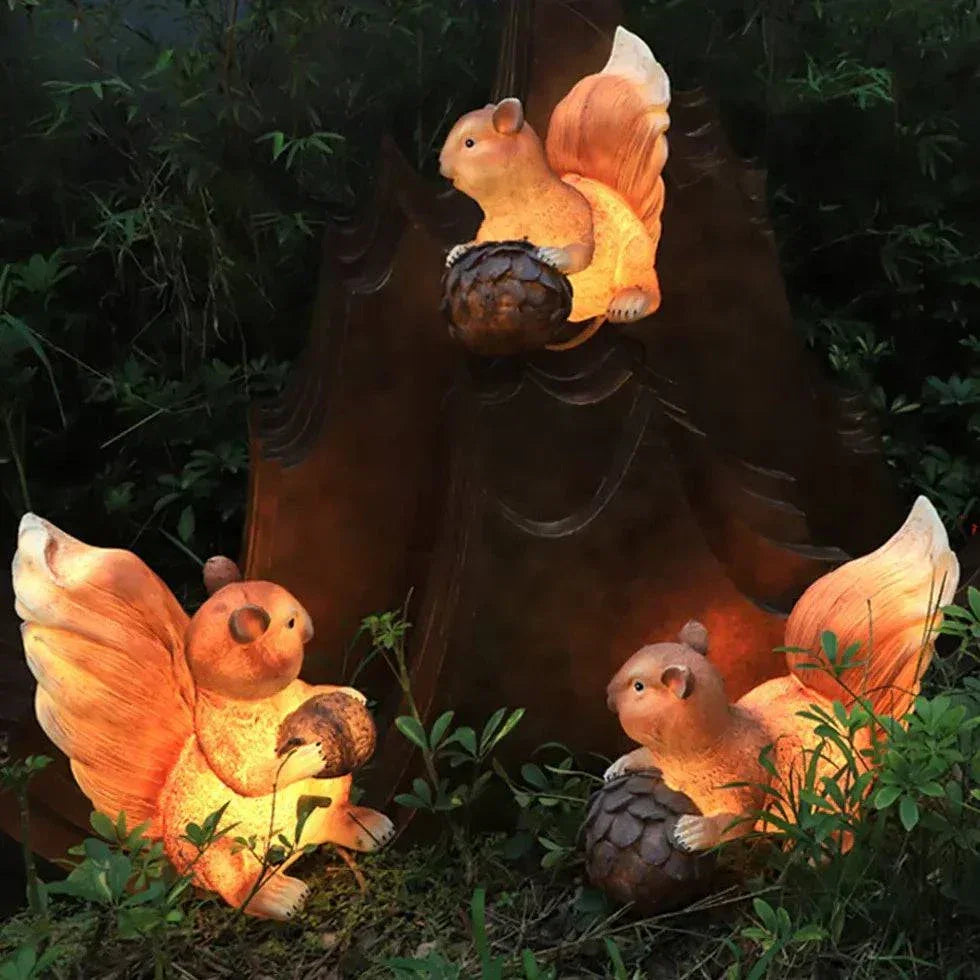 Lampadaire Extérieur Jardin Décoratif Led Solaire Animaux - Clowas.fr