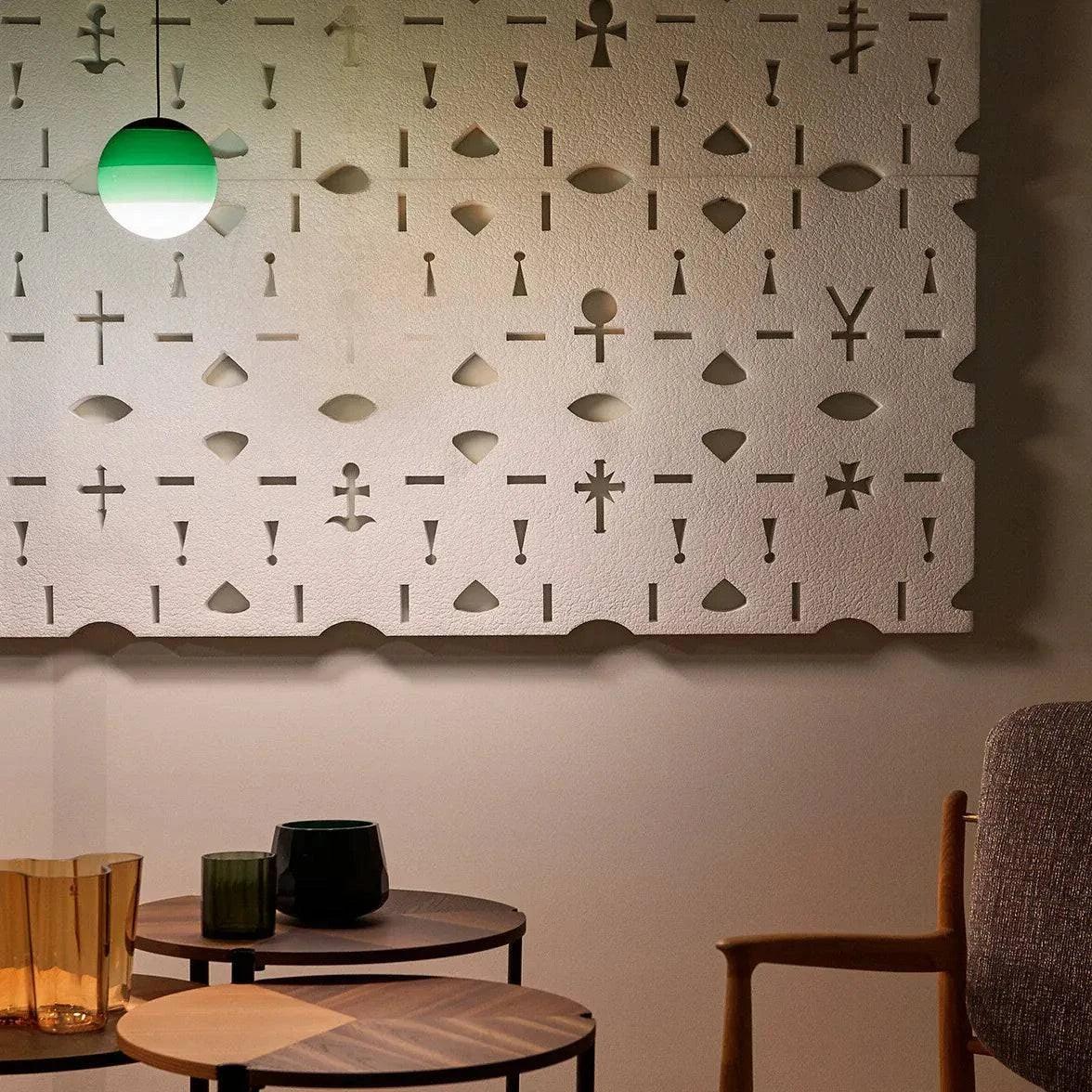 Lampes Sphériques Design Suspendues À Ligne Colorée - Clowas.fr