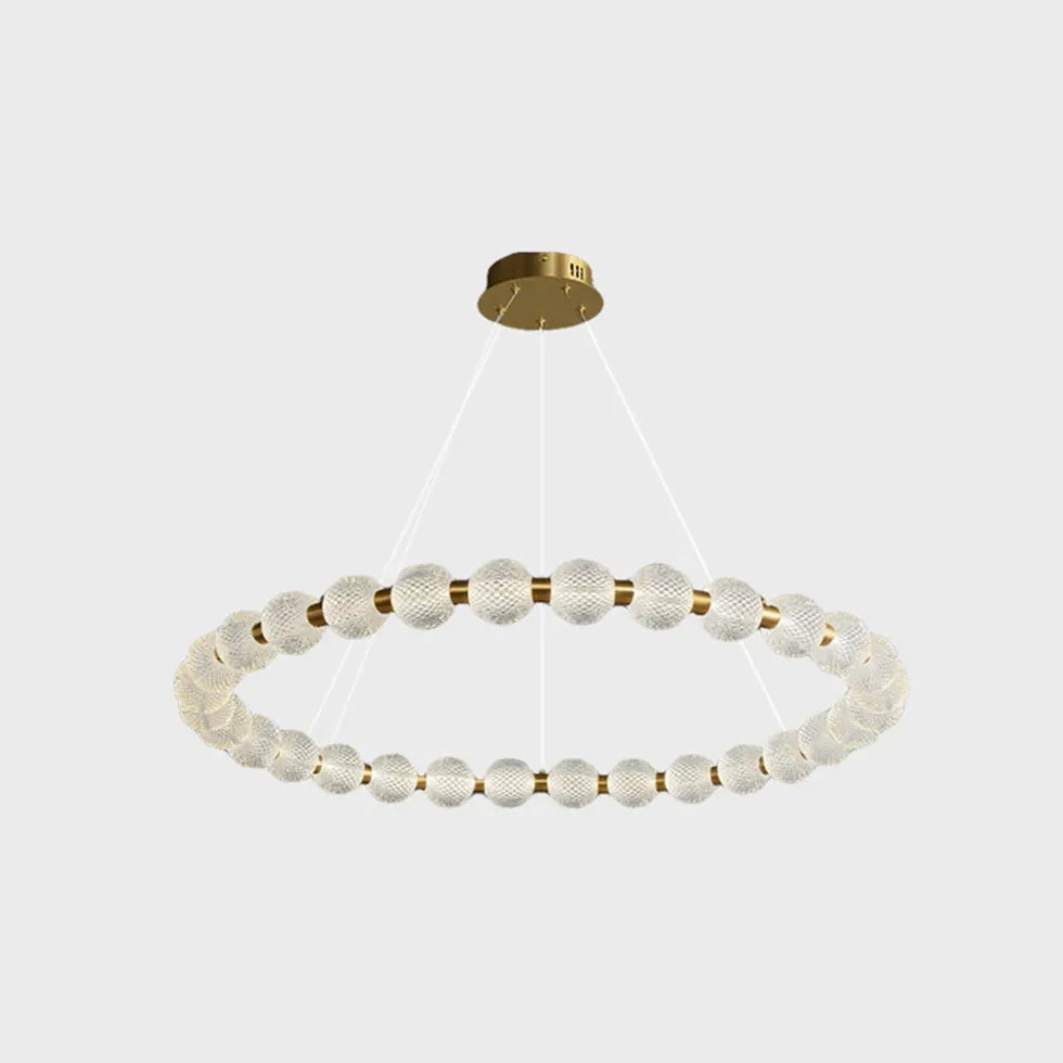 Gold Round Design Dining Pendant Light