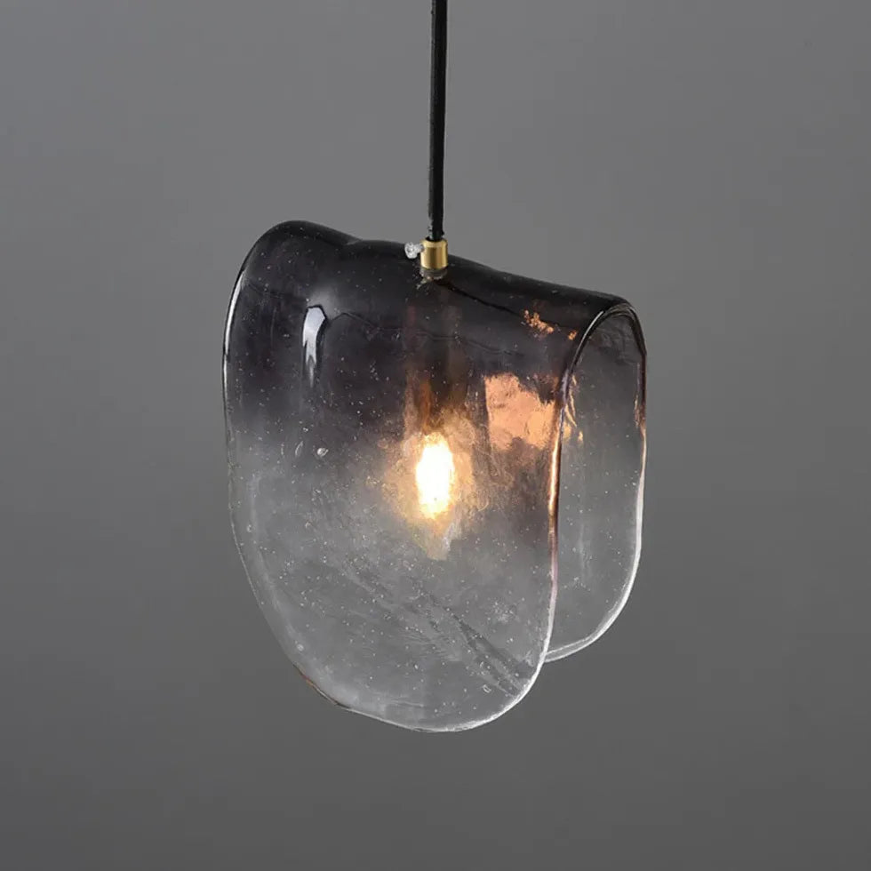 Black Gradient Glass Modern Pendant Light