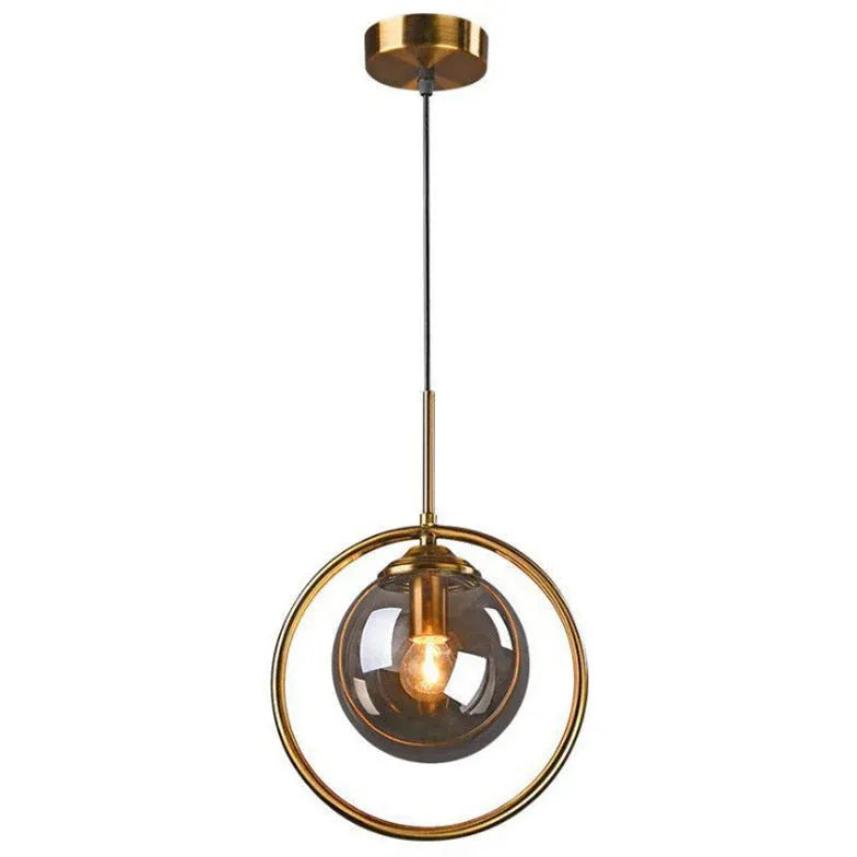 Lustre suspendu rond moderne créatif élégant