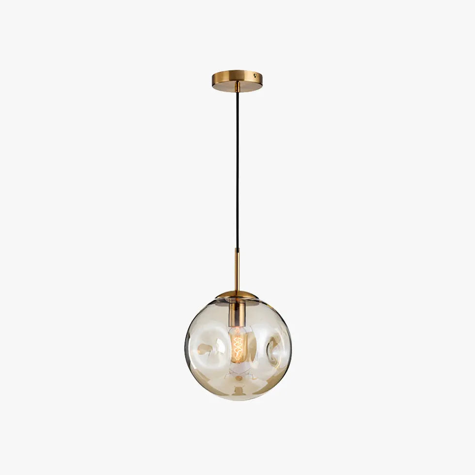 Suspension moderne en verre bulle pour chambre