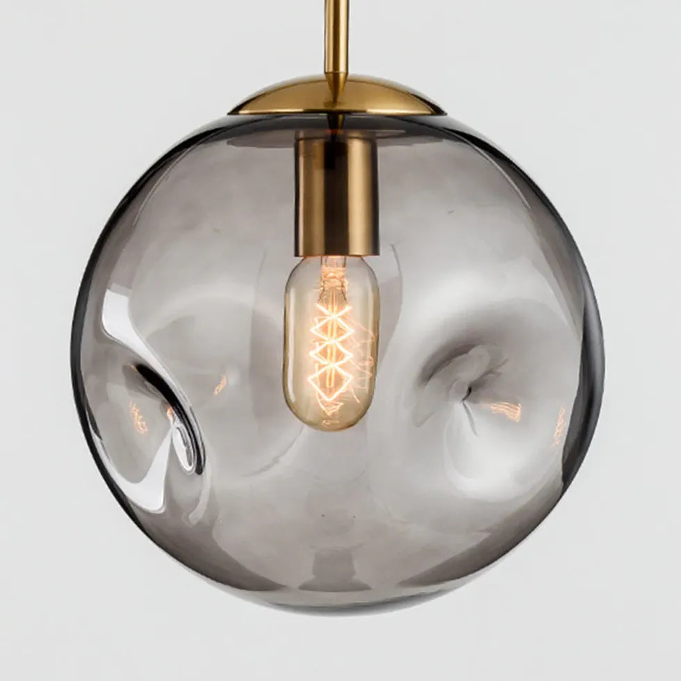 Suspension moderne en verre bulle pour chambre