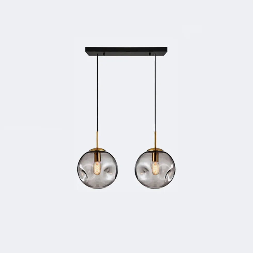 Suspension moderne en verre bulle pour chambre