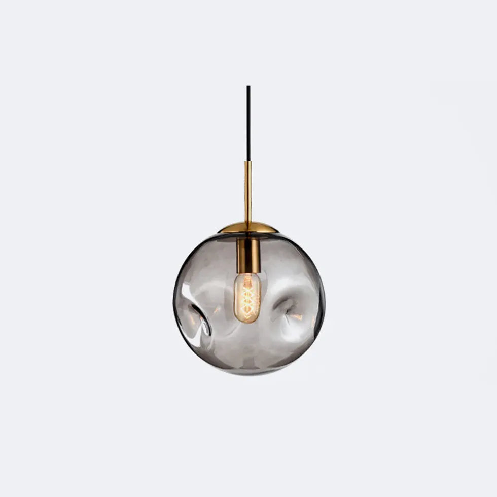 Suspension moderne en verre bulle pour chambre