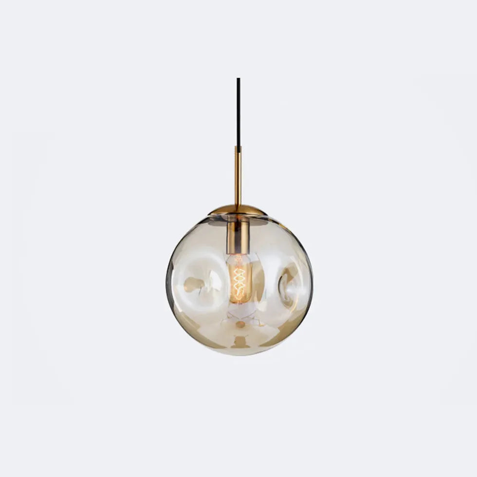 Suspension moderne en verre bulle pour chambre