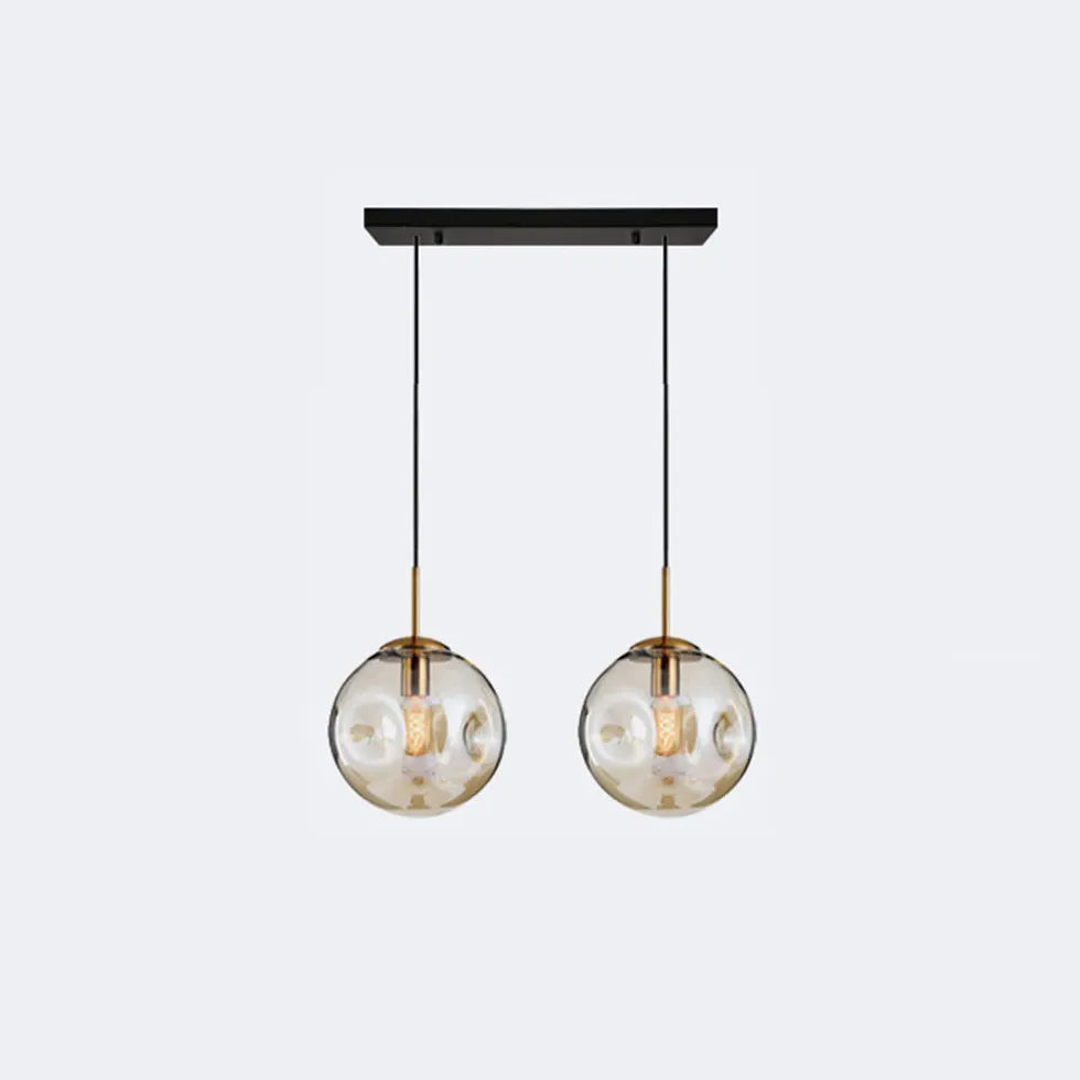 Suspension moderne en verre bulle pour chambre